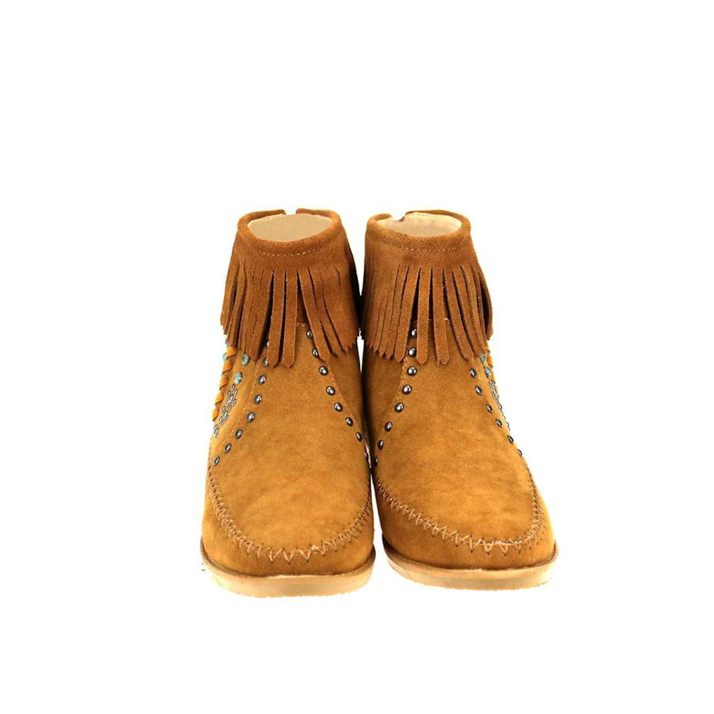 montana-west-fringe-trim-booties-image