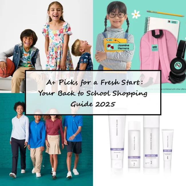 2025 Back top School Shopping Guide