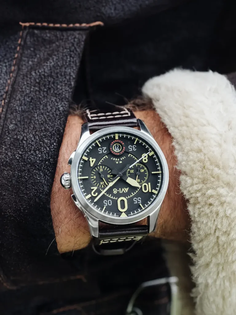 avi-8-spitfire-lock-chronograph-midnight-oak-image