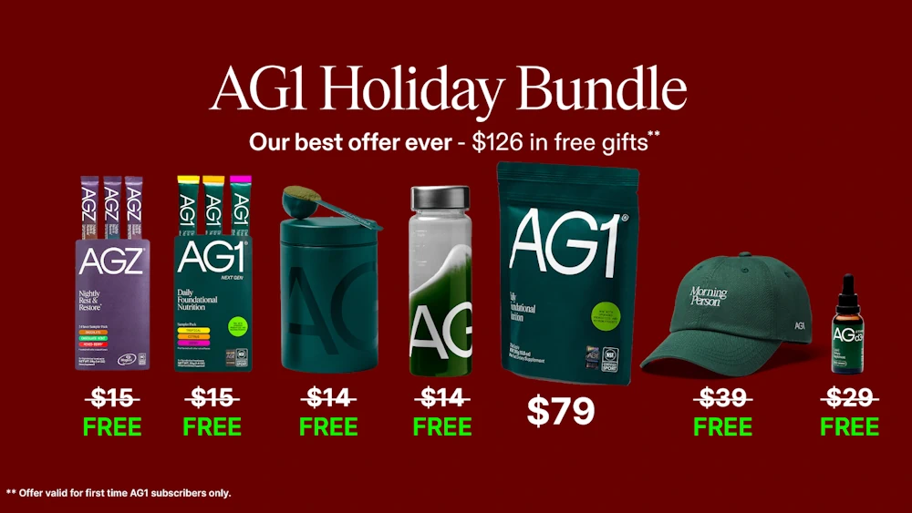 ag1 holiday bunle black friday shopping guide image