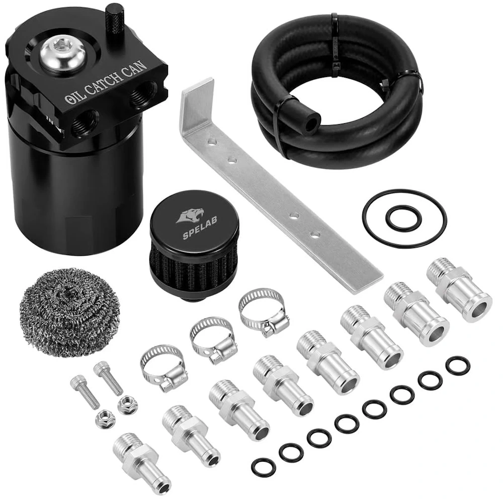 spelab-oil-catch-can-with-breather-filter-300ml-universal-aluminum-image