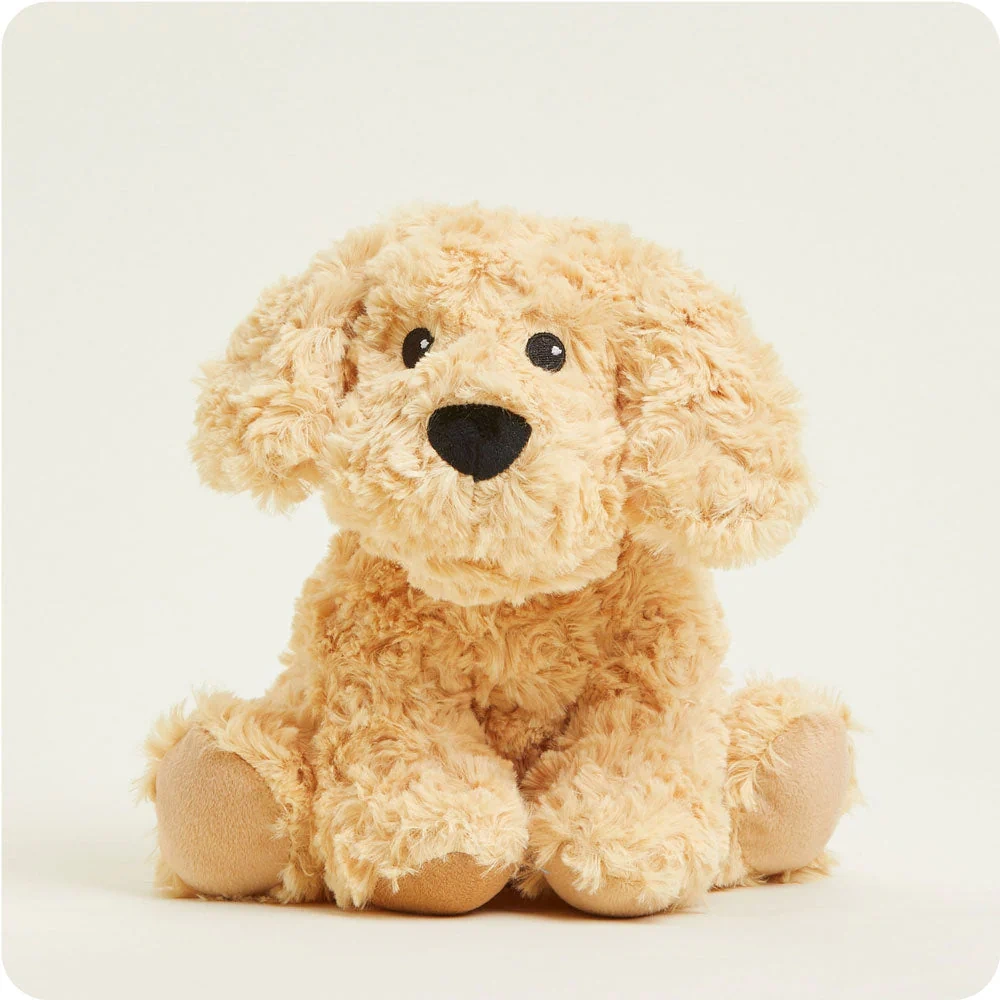 warmiesweighted-heated-golden-dog-stuffed-animal-image