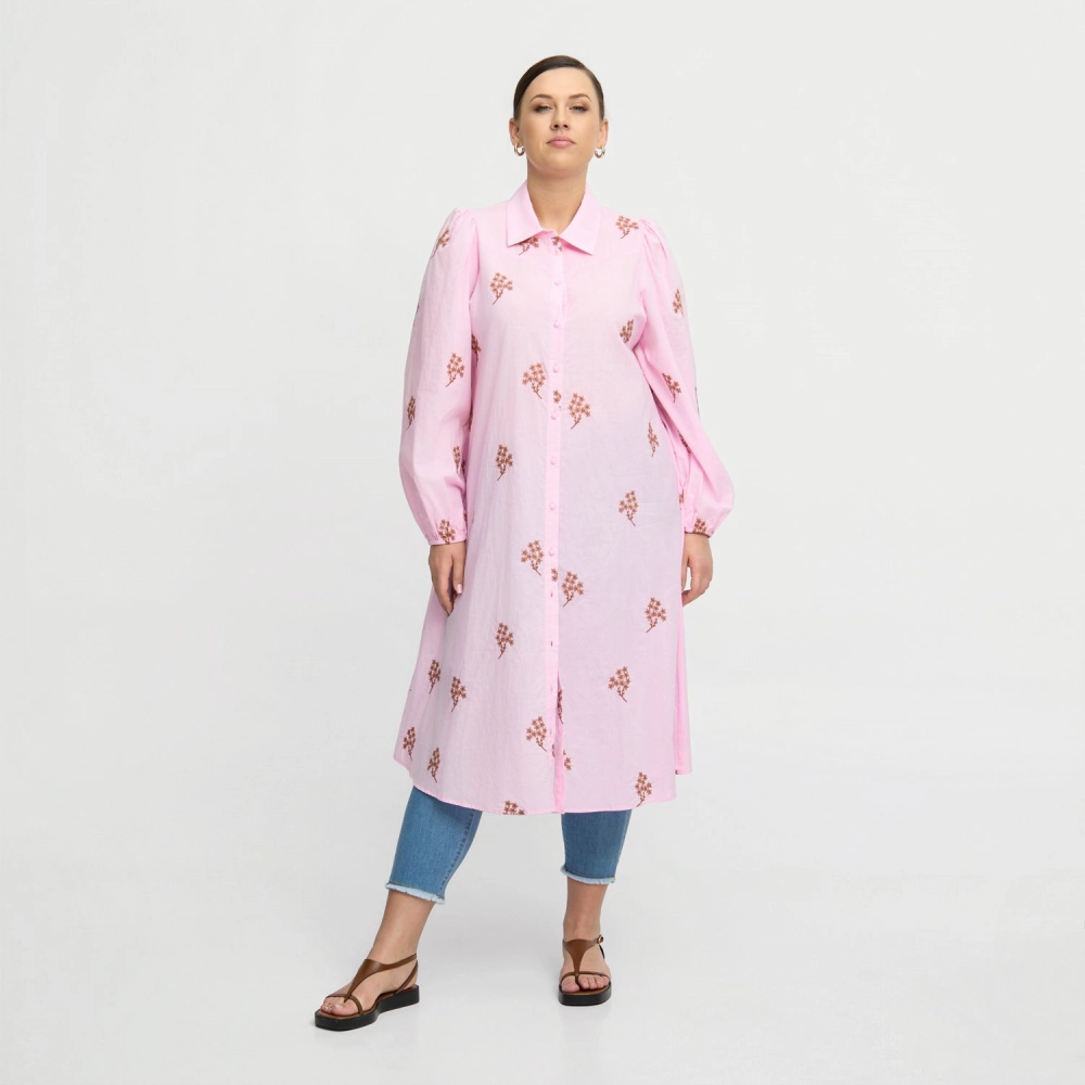 wolf-and-badger-leah-dress-bright-pink-mix-image